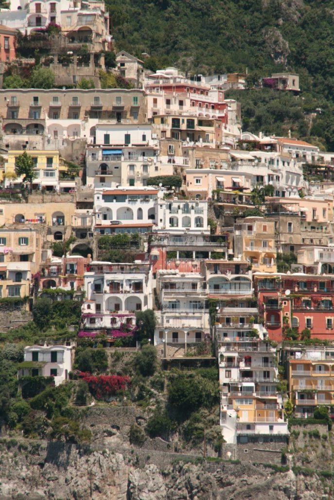 Häuser in Positano an der Amalfiküste