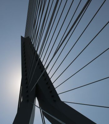 Detail der Erasmusbrücke