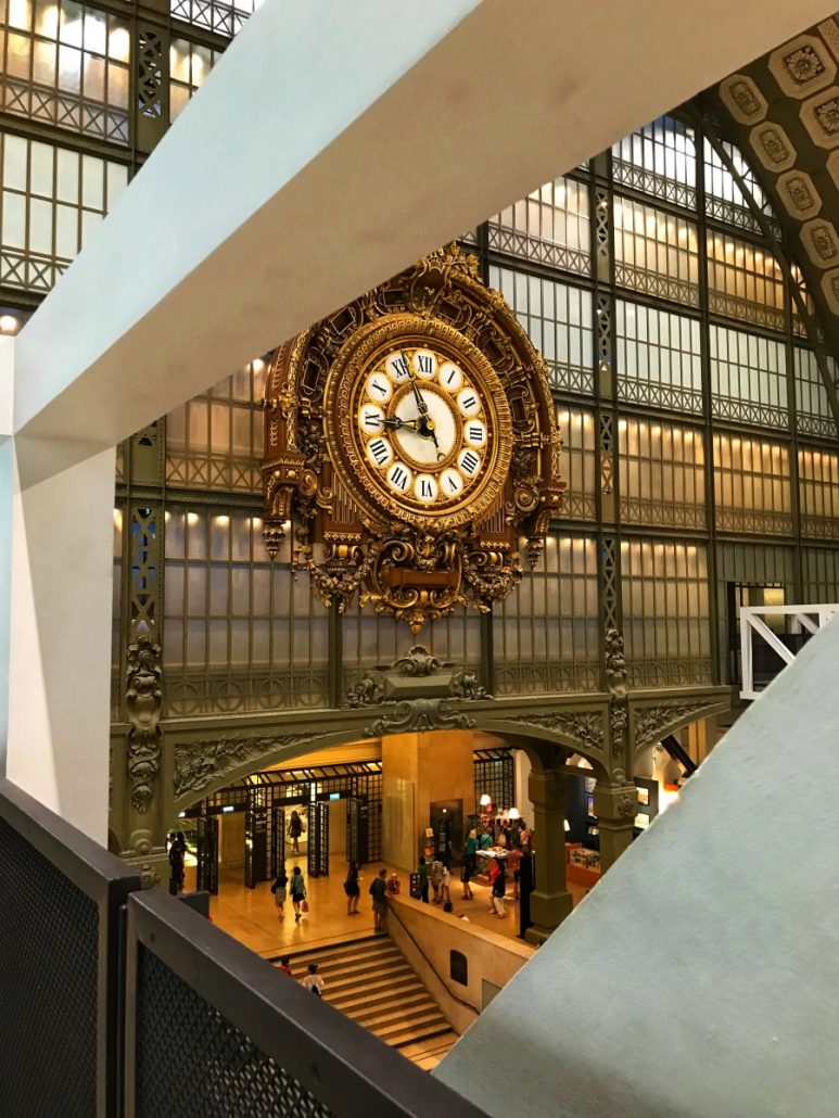 die berühmte Uhr im Musée d' Orsay