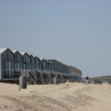 Strandhäuser am Strand von Domburg