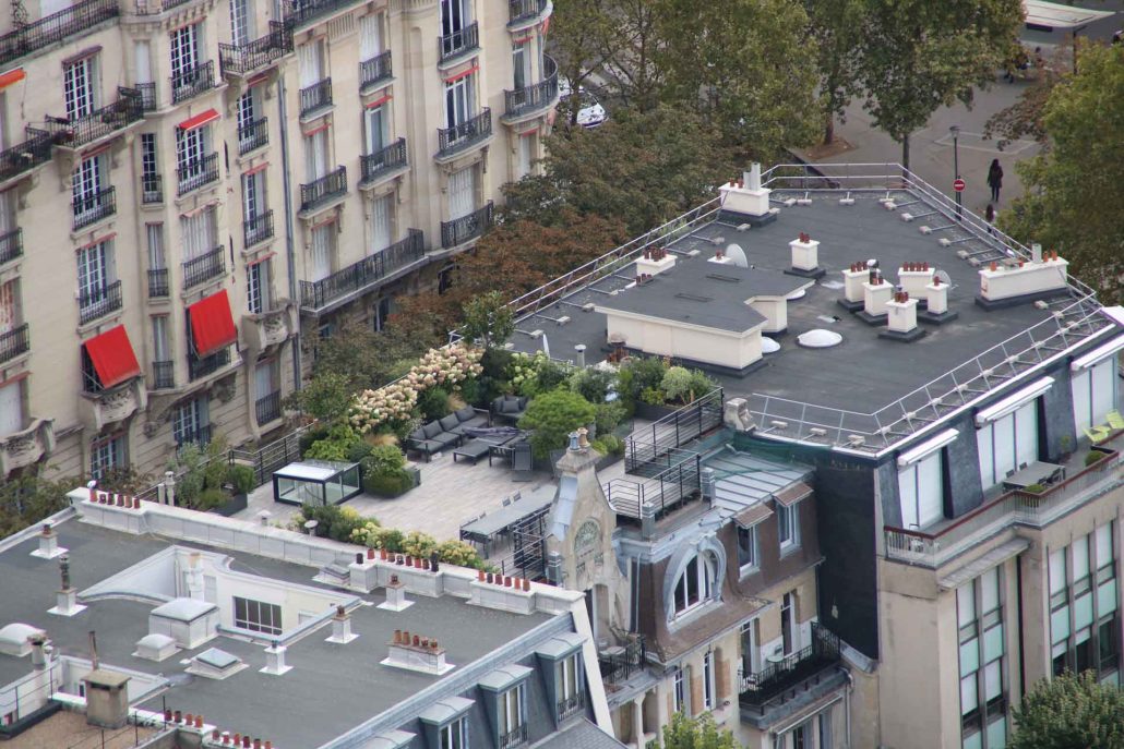 wunderschöne Dachterrasse in Paris