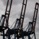 Kräne im Hamburger Hafen