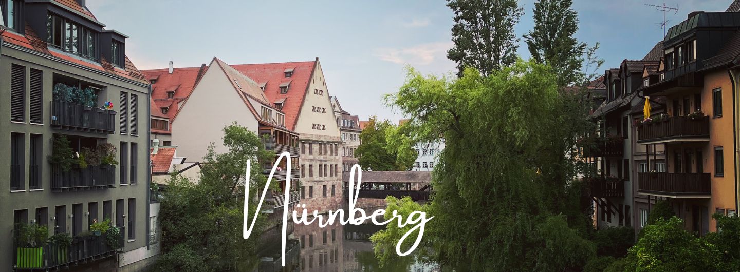 Nürnberg Blick auf Altstadt und Pegnitz